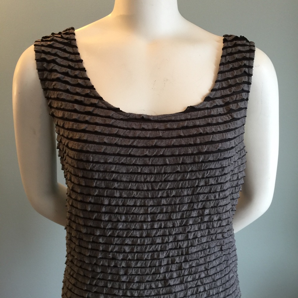 Studio 90 Gray Knit Dress - Picture 2 of 5